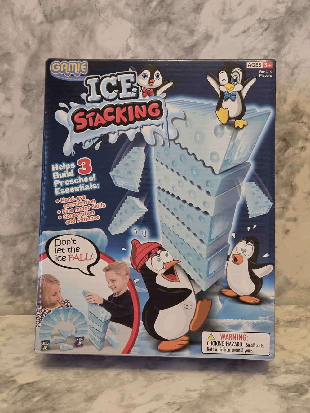 Ice Stacking Game For Kids - Blue